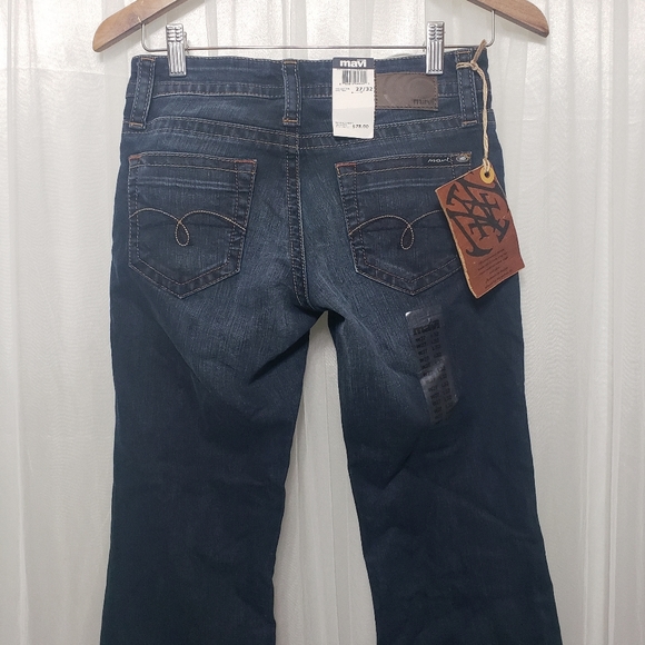 Mavi Jeans NWT Sz 27 Kay Flare Dark Wash - Picture 8 of 16